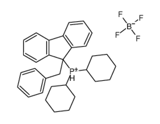 Picture of (9-benzylfluoren-9-yl)-dicyclohexylphosphanium,tetrafluoroborate