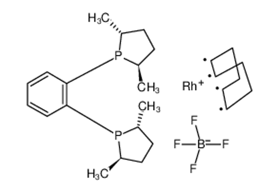Picture of (1Z,5Z)-cycloocta-1,5-diene,(2R,5R)-1-[2-[(2R,5R)-2,5-dimethylphospholan-1-yl]phenyl]-2,5-dimethylphospholane,rhodium,tetrafluoroborate