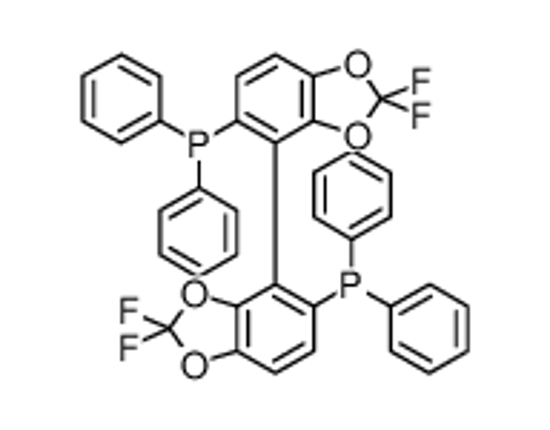 Picture of R-(-)-5,5'-Bis(diphenylphosphino)-2,2,2',2'-tetrafluoro-4,4'-bi-1,3-benzodioxole, dichloromethane adduct, min. 97% (R)-DIFLUORPHOS