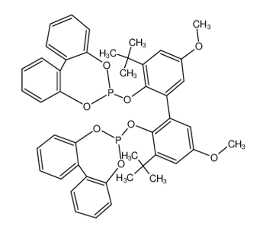Picture of 6,6'-[(3,3'-Di-t-butyl-5,5'-dimethoxy-1,1'-biphenyl-2,2'-diyl)bis(oxy)] bis(dibenzo[d,f][1,3,2]dioxaphosphepin) hemi ethyl acetate adduct, min. 95% BIPHEPOS
