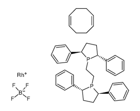 Imagem de (1Z,5Z)-cycloocta-1,5-diene,(2R,5R)-1-[2-[(2R,5R)-2,5-diphenylphospholan-1-yl]ethyl]-2,5-diphenylphospholane,rhodium,tetrafluoroborate