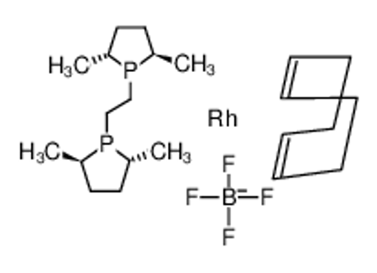 Picture of (1Z,5Z)-cycloocta-1,5-diene,(2R,5R)-1-[2-[(2R,5R)-2,5-dimethylphospholan-1-yl]ethyl]-2,5-dimethylphospholane,rhodium,tetrafluoroborate
