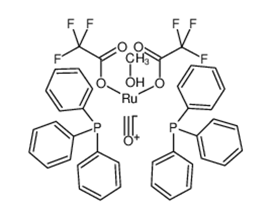 Picture of carbon monoxide,methanol,ruthenium,2,2,2-trifluoroacetic acid,triphenylphosphane