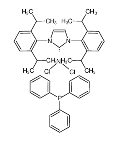 Imagem de [1,3-Bis(2,6-diisopropylphenyl)imidazol-2-ylidene]triphenylphosphine Nickel(II) Dichloride