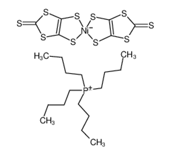 Picture of Tetrabutylphosphonium Bis(1,3-dithiole-2-thione-4,5-dithiolato)nickel(III) Complex
