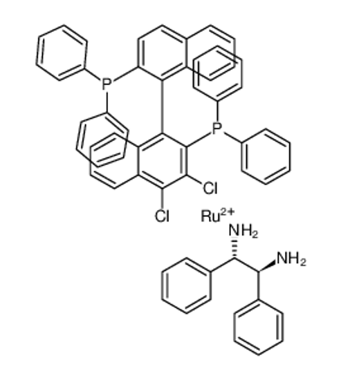 Picture of Dichloro[(S)-(-)-2,2'-bis(diphenylphosphino)-1,1'-binaphthyl][(1S,2S)-(-)-1,2-diphenylethylenediamine]ruthenium(II), min. 98%