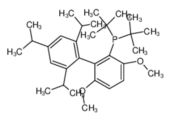 Picture of ditert-butyl-[3,6-dimethoxy-2-[2,4,6-tri(propan-2-yl)phenyl]phenyl]phosphane