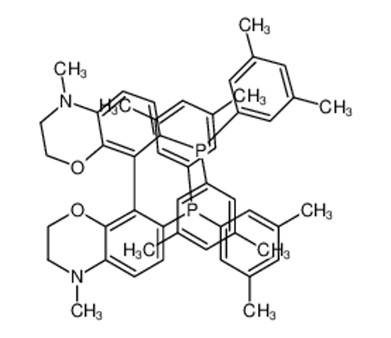 Picture of [8-[7-bis(3,5-dimethylphenyl)phosphanyl-4-methyl-2,3-dihydro-1,4-benzoxazin-8-yl]-4-methyl-2,3-dihydro-1,4-benzoxazin-7-yl]-bis(3,5-dimethylphenyl)phosphane