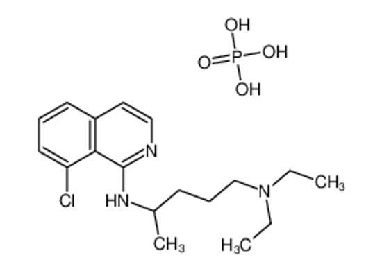 Picture of 4-N-(8-chloroisoquinolin-1-yl)-1-N,1-N-diethylpentane-1,4-diamine,phosphoric acid