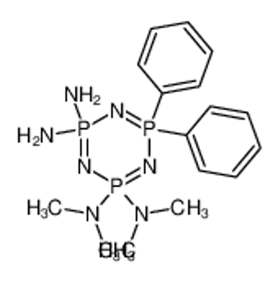 Picture of 2-N,2-N,2-N',2-N'-tetramethyl-6,6-diphenyl-1,3,5-triaza-2λ<sup>5</sup>,4λ<sup>5</sup>,6λ<sup>5</sup>-triphosphacyclohexa-1,3,5-triene-2,2,4,4-tetramine