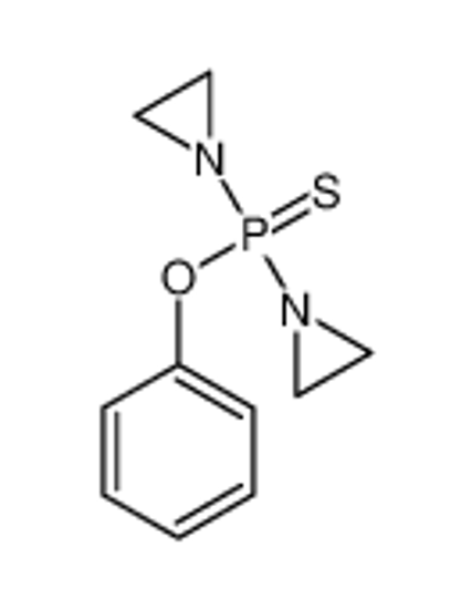 Picture of Phosphinothioic acid, bis(1-aziridinyl)-, O-phenyl ester