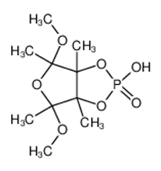 Picture of 2-hydroxy-4,6-dimethoxy-3a,4,6,6a-tetramethylfuro[3,4-d][1,3,2]dioxaphosphole 2-oxide