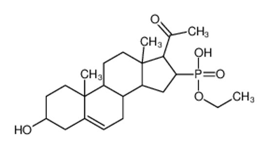 Picture of (17-acetyl-3-hydroxy-10,13-dimethyl-2,3,4,7,8,9,11,12,14,15,16,17-dodecahydro-1H-cyclopenta[a]phenanthren-16-yl)-ethoxyphosphinic acid