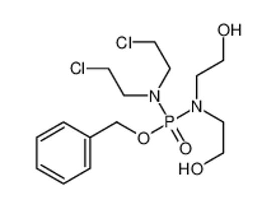 Picture of 2-[[bis(2-chloroethyl)amino-phenylmethoxyphosphoryl]-(2-hydroxyethyl)amino]ethanol