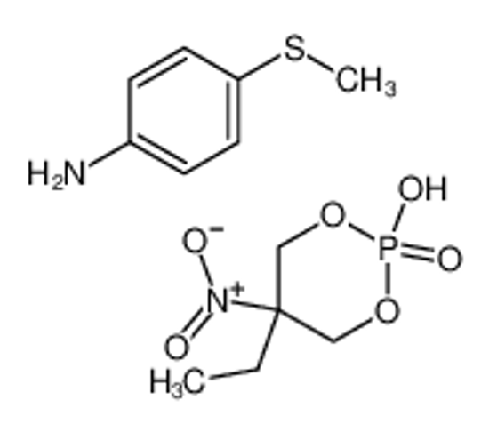 Picture of 5-ethyl-2-hydroxy-5-nitro-1,3,2λ<sup>5</sup>-dioxaphosphinane 2-oxide,4-methylsulfanylaniline