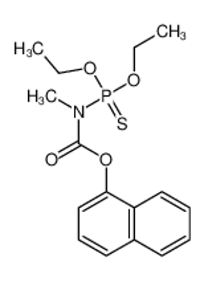 Picture of naphthalen-1-yl (diethoxyphosphorothioyl)methylcarbamate
