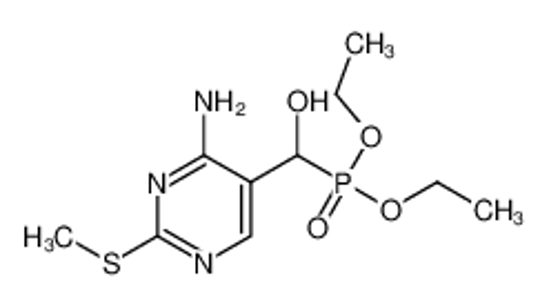 Picture of (4-amino-2-methylsulfanylpyrimidin-5-yl)-diethoxyphosphorylmethanol