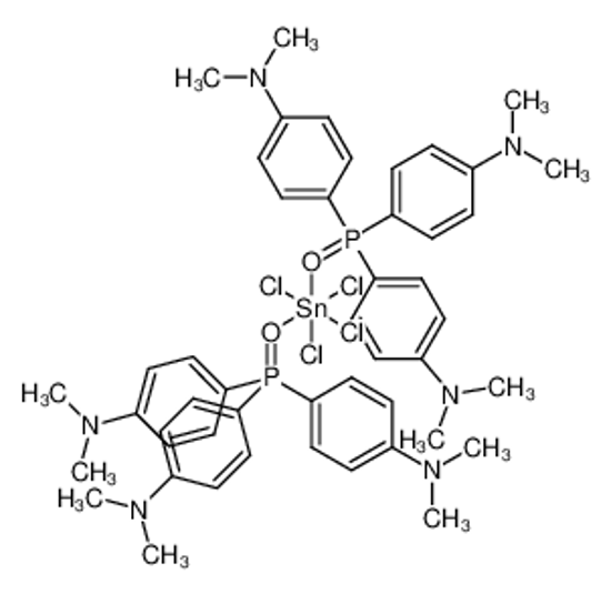 Picture of 4-bis[4-(dimethylamino)phenyl]phosphoryl-N,N-dimethylaniline,tetrachlorostannane
