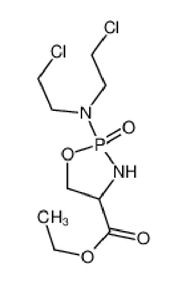 Picture of ethyl 2-[bis(2-chloroethyl)amino]-2-oxo-1,3,2λ<sup>5</sup>-oxazaphospholidine-4-carboxylate