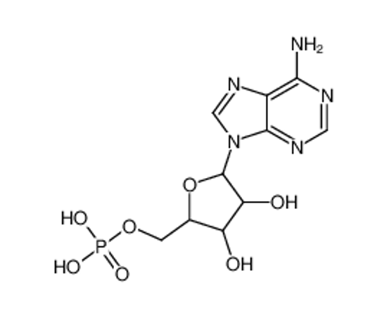 Picture of [5-(6-aminopurin-9-yl)-3,4-dihydroxyoxolan-2-yl]methyl dihydrogen phosphate