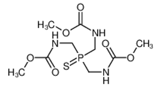 Imagem de methyl N-[bis[(methoxycarbonylamino)methyl]phosphinothioylmethyl]carbamate