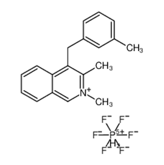 Picture of 2,3-dimethyl-4-(3-methylbenzyl)isoquinolin-2-ium hexafluorophosphate(V)