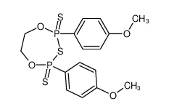 Imagem de 2,4-bis(4-methoxyphenyl)-2,4-bis(sulfanylidene)-1,5,3,2λ<sup>5</sup>,4λ<sup>5</sup>-dioxathiadiphosphepane