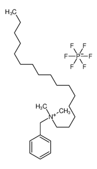 Picture of benzyl-hexadecyl-dimethylazanium,hexafluorophosphate