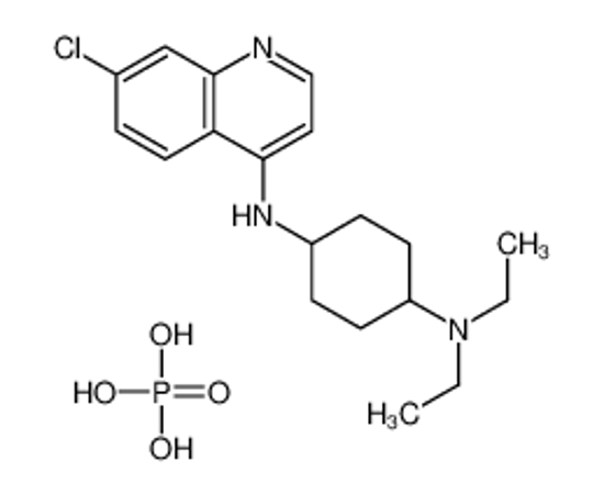 Picture of 1-N-(7-chloroquinolin-4-yl)-4-N,4-N-diethylcyclohexane-1,4-diamine,phosphoric acid