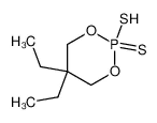 Picture of 5,5-diethyl-2-sulfanyl-2-sulfanylidene-1,3,2λ<sup>5</sup>-dioxaphosphinane