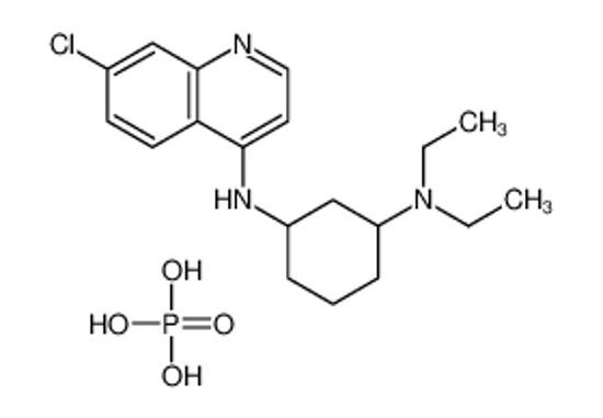 Picture of 3-N-(7-chloroquinolin-4-yl)-1-N,1-N-diethylcyclohexane-1,3-diamine,phosphoric acid