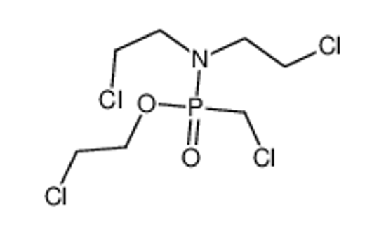 Picture of Phosphonamidic acid, N,N-bis(2-chloroethyl)-P-(chloromethyl)-, 2-chloroethyl ester