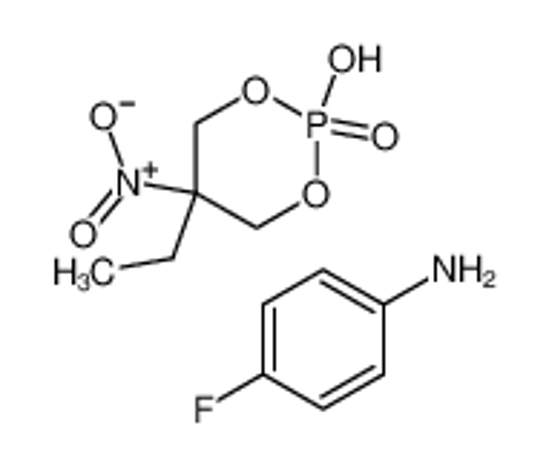 Picture of 5-ethyl-2-hydroxy-5-nitro-1,3,2λ<sup>5</sup>-dioxaphosphinane 2-oxide,4-fluoroaniline