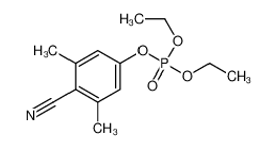 Picture of (4-cyano-3,5-dimethylphenyl) diethyl phosphate