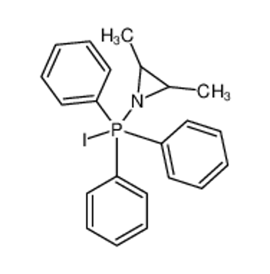 Imagem de (2,3-dimethylaziridin-1-yl)-iodo-triphenyl-λ<sup>5</sup>-phosphane