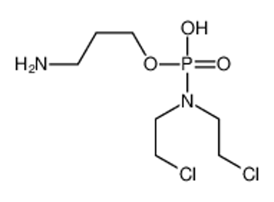 Picture of Phosphoramidic acid, N,N-bis(2-chloroethyl)-O-(3-aminopropyl)-, inner salt
