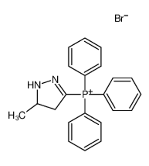 Picture of (5-methyl-4,5-dihydro-1H-pyrazol-3-yl)-triphenylphosphanium,bromide