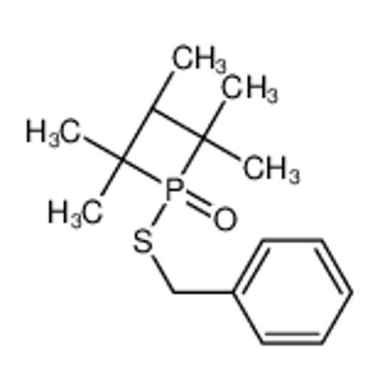 Picture of 1-benzylsulfanyl-2,2,3,4,4-pentamethyl-1λ<sup>5</sup>-phosphetane 1-oxide