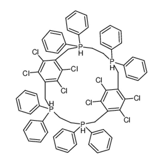 Picture of 10,11,21,22,23,24,25,26-octachloro-3,3,7,7,14,14,18,18-octaphenyl-3,7,14,18-tetraphosphoniatricyclo[18.2.2.29,12]hexacosa-1(22),9,11,20,23,25-hexaene