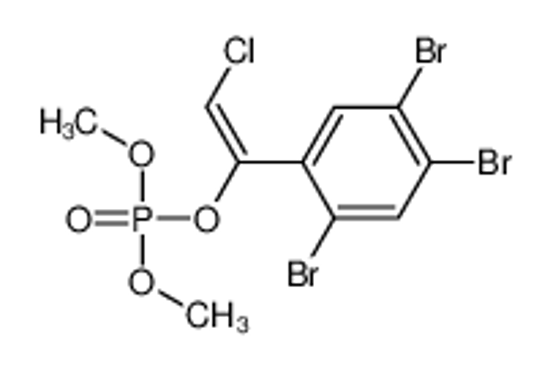 Picture of [2-chloro-1-(2,4,5-tribromophenyl)ethenyl] dimethyl phosphate