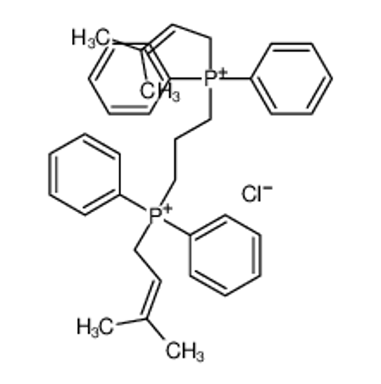 Picture of 3-methylbut-2-enyl-[3-[3-methylbut-2-enyl(diphenyl)phosphaniumyl]propyl]-diphenylphosphanium