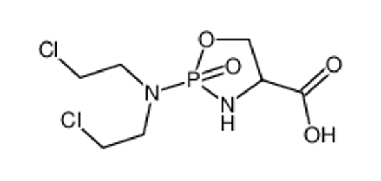 Picture of 2-[bis(2-chloroethyl)amino]-2-oxo-1,3,2λ<sup>5</sup>-oxazaphospholidine-4-carboxylic acid