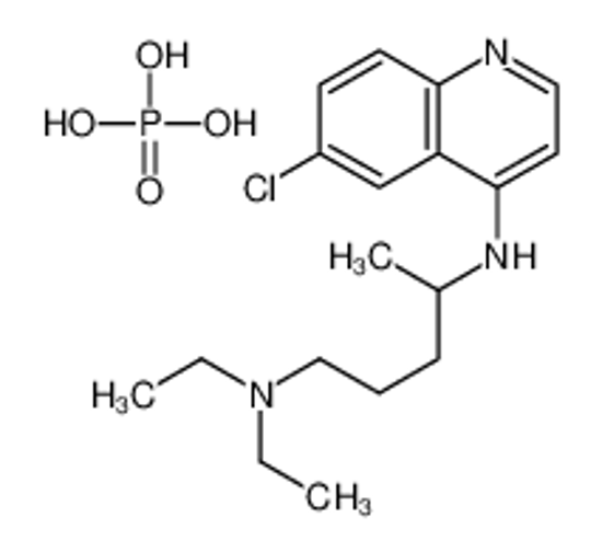 Picture of 4-N-(6-chloroquinolin-4-yl)-1-N,1-N-diethylpentane-1,4-diamine,phosphoric acid