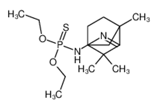Picture of (3Z)-3-(diethoxyphosphinothioylhydrazinylidene)-2,2,4-trimethylbicyclo[2.2.1]heptane