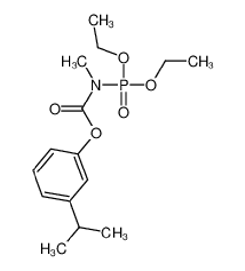 Picture of (3-propan-2-ylphenyl) N-diethoxyphosphoryl-N-methylcarbamate