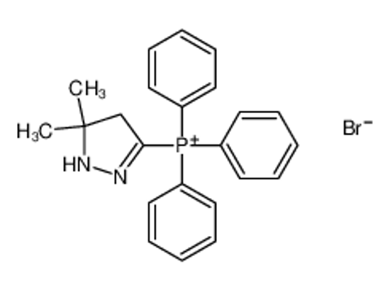 Изображение (5,5-dimethyl-1,4-dihydropyrazol-3-yl)-triphenylphosphanium,bromide