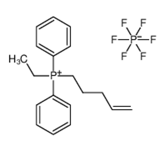 Picture of ethyl-pent-4-enyl-diphenylphosphanium,hexafluorophosphate