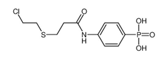 Picture of [4-[3-(2-chloroethylsulfanyl)propanoylamino]phenyl]phosphonic acid