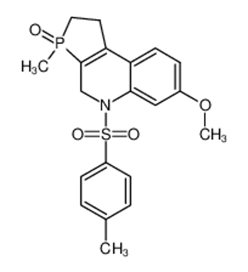 Picture of 7-methoxy-3-methyl-5-(4-methylphenyl)sulfonyl-2,4-dihydro-1H-phospholo[2,3-c]quinoline 3-oxide