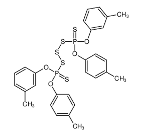 Picture of (3-methylphenoxy)-(4-methylphenoxy)-[[(3-methylphenoxy)-(4-methylphenoxy)phosphinothioyl]trisulfanyl]-sulfanylidene-λ<sup>5</sup>-phosphane